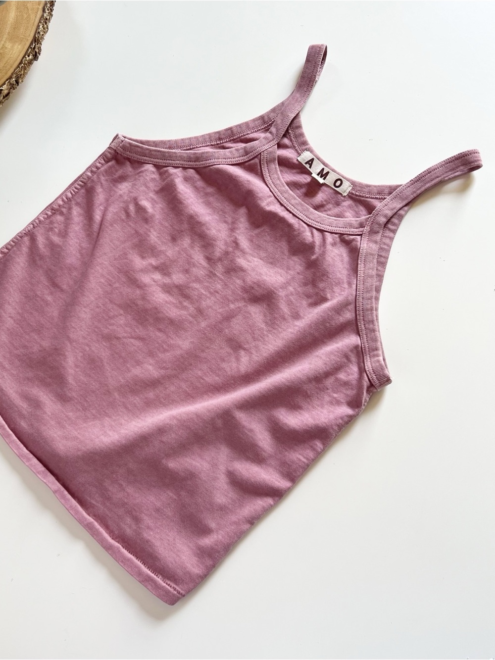 Amo Orchid 100% Cotton USA Made Tank Top | Small
